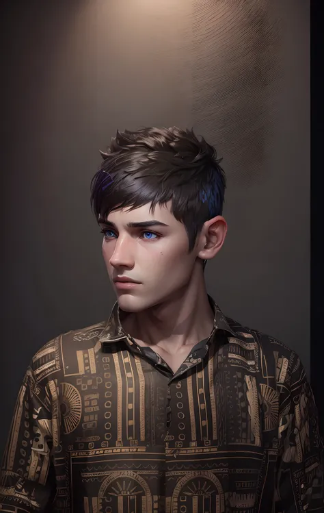 Boy 3D avatar with realistic face