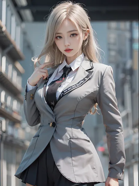 OL lady in strict business suit、Head to the computer、drooing eyes: 1.3,, (in 8K) , ​master piece, (No retouching, Lip gloss, False eyelashes, Real Skin, of the highest quality, 超A high resolution, depth of fields, chromatic abberation, Caustics, Wide Light...