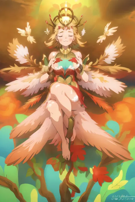 koharu,1girl,solo,pose,;3,dress,, chubby, curvy, huge breast, sexy, with white moth wings and eyes and features of fluffy marips...