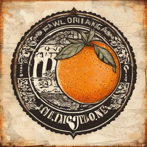 Navel orange logo