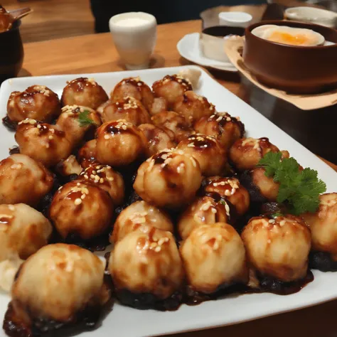 Delicious-looking takoyaki