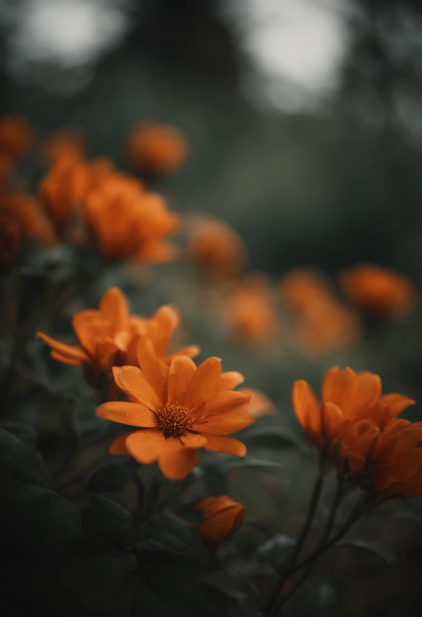 Orange flowers