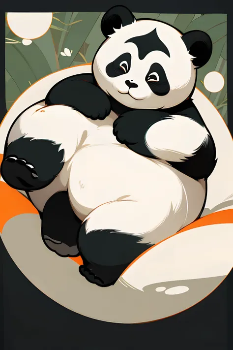 Panda with black-and-white reversed pattern
Cute illustration like a picture book
Panda is quite round and adorable
8K
This panda is surrounded by colorful forest animals in this picture