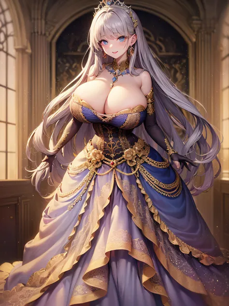 ((anime artstyle)),(Masterpiece),(Best Quality), (Super Detail),(Highly Detailed CG Unity 8k wallpaper),((Very Delicate and Beautiful)),cinematic lighting,1 girl,((full body portrait)),((standing in garden)),((solo)),(((1 fairytale princess in gorgeous emb...