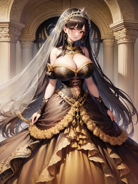 ((anime artstyle)),(Masterpiece),(Best Quality), (Super Detail),(Highly Detailed CG Unity 8k wallpaper),((Very Delicate and Beautiful)),cinematic lighting,1 girl,((full body portrait)),((standing in garden)),((solo)),(((1 fairytale princess in gorgeous emb...