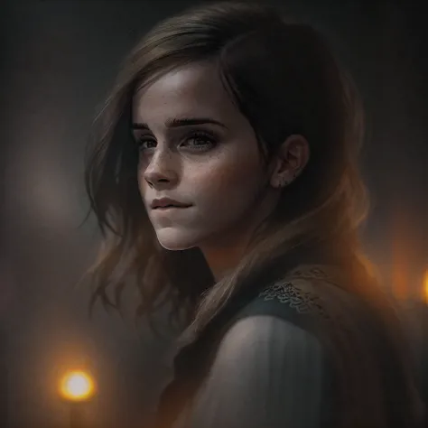 Emma Watson DARK PHOTO: realistic epic, soft cinematic portrait, adobe lightroom, photographic lab, highly detailed, faded, (neutral colors: 1.2), (hdr: 1.4) , (soft colors:1.2), hyperdetailed, (artstation:1.4), cinematic, warm lights, dramatic light, (int...