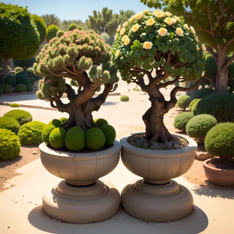 Create desert roses with huge bonsai style caudex with lots of Flower is adenium. Fundo deserto . --auto