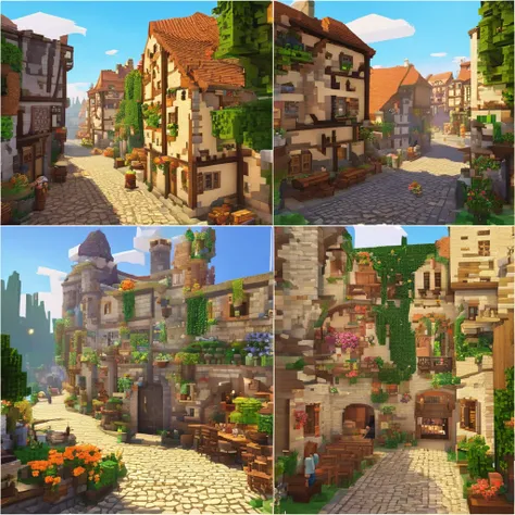 (best quality,highres,masterpiece:1.2),ultra-detailed,(realistic,photorealistic,photo-realistic:1.37),charming European town, magical house, picturesque cobblestone streets, vibrant flower-filled windowsills, cozy cafes with outdoor seating, quaint narrow ...