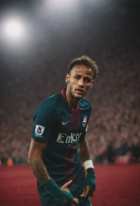 Homem Soccer Player Neymar no Liverpool