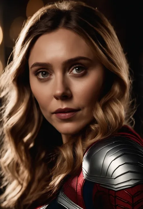 Marvel　elizabeth olsen　Front-facing　spider-man