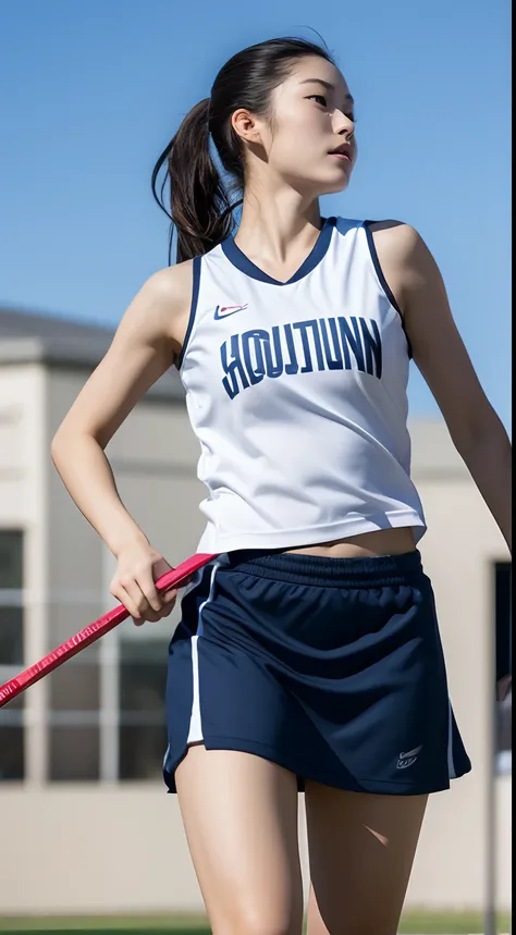 face shadow,japanese very cute lady playing lacrosse on the school gymnasium,age23,enter the whole body,RAW photo,womens athletics wear,face shadow,best quality,realistic, photo-realistic, best quality ,masterpiece,an extremely delicate and beautiful,very ...