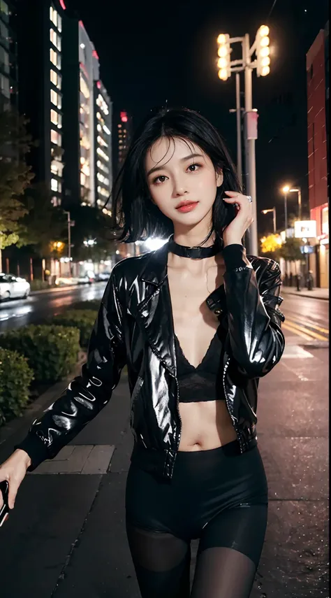 (Small underboob,small heads)), (perfect bodies: 1.1), (shoulder length straight short hair:1.0),(black hair:1.5),attractive collarbone，（极其细致的CG 8k壁纸），（Extremely refined and beautiful），（masterpiece），（best qualtiy：1.0），（超高分辨率：1.0）,[A high resolution]，cheerf...