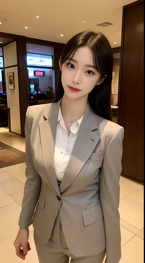 Tall and slender beauty、Beauty in suits、Colossal tits、undershirt、Cool beauty、Career woman、Japan beauties、modeled、tiese，Hotel lobby