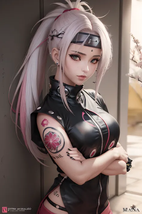 a close up of a woman with a tattoo on her arm, photorealistic anime girl rendering, Inspirado em anime, anime estilo 3d, 3 d anime realista, badass anime 8 k, Estilo anime 3D realista, garota anime cyberpunk, anime hiper realista, menina de anime cyberpun...