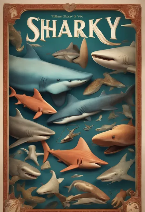 Produce a Disney-style 3D animation that narrates the story of Sharky, a girl who earned the nickname The Tooth due to her unique fascination with shark teeth. She collected these teeth and believed they were good luck talismans