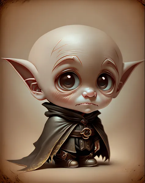 3d cute Little Baby chibi nosferatu --auto --s2