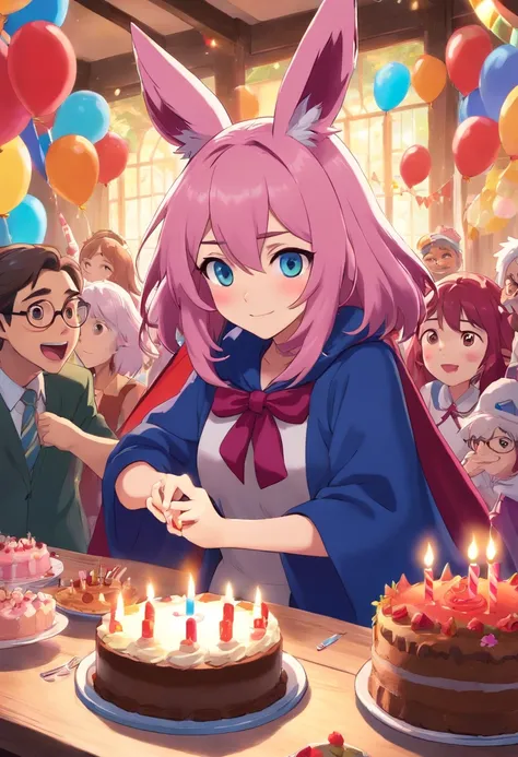 Xayah surpise birthday party