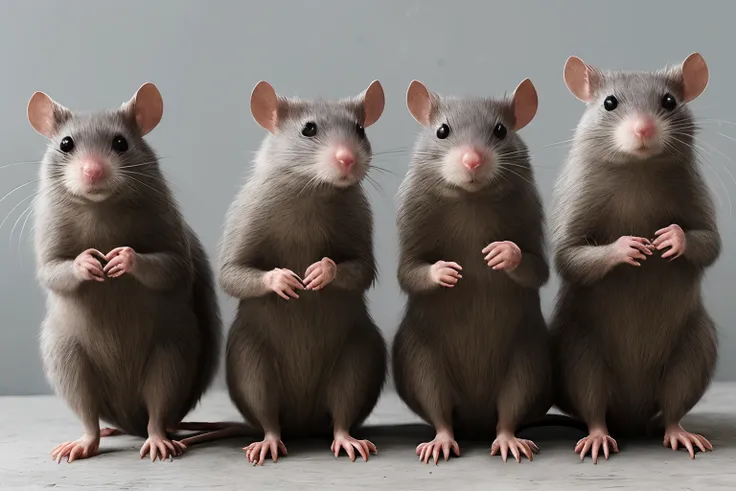 Three mafia rats