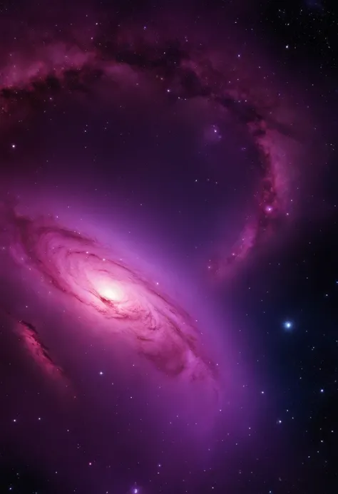 Star Orbit，Star orbit，lightbelt。Dreamy purple pink，kosmos，color