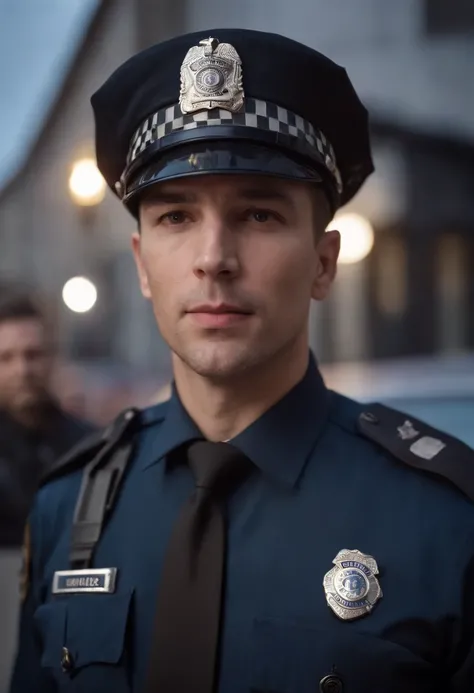 Make a realistic image of a police officer