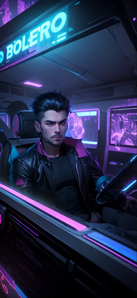 change background cyberpunk handsome boy, Action face, 8k, ultra Action