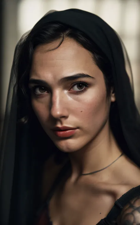 (Melhor Tiro, fotografia editorial de uma jovem de 30 anos gal gadot), (rosto altamente detalhado:1.4) (sorrir:0.7) (fundo dentro escuro, Moody, estudo privado:1.3), Steampunk Pirate Airship, Directed by: Lee Jeffries, Nikon D850 | | | | | |, Fotografia St...