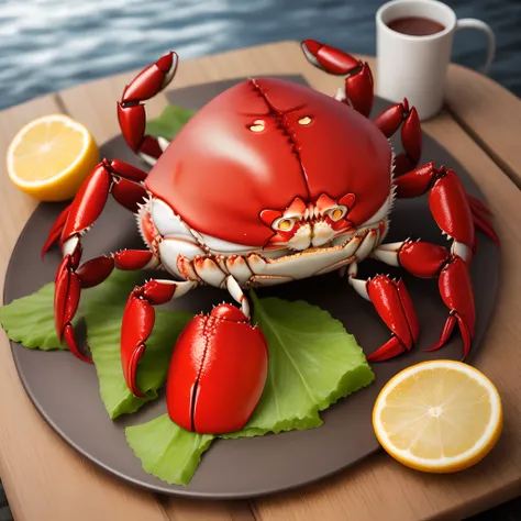 Delicious-looking crab