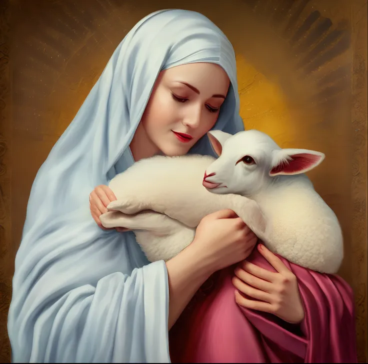 The gentle Atarah mother，Care and love for the spiritual lamb，Often for us afterburner！
Have faith and hope in life，Love each and every one of us。