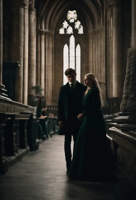 Hope Mikaelson Slytherin as Couple with Regulus Black Faceclaim Thimothee Chalamét at Hogwarts