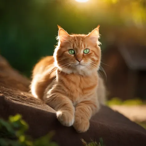 (cat), (rolling:1.1), (fluffy:0.9), (playful:1.1), (curious:1.1), (whiskers:1.1), (feline), (animate), (soft fur), (green eyes), (adorable), (furry paws), (bright background), (natural scenery), (sunlight:1.1), (warm colors), (pleasure), (joyful:1.1), (com...