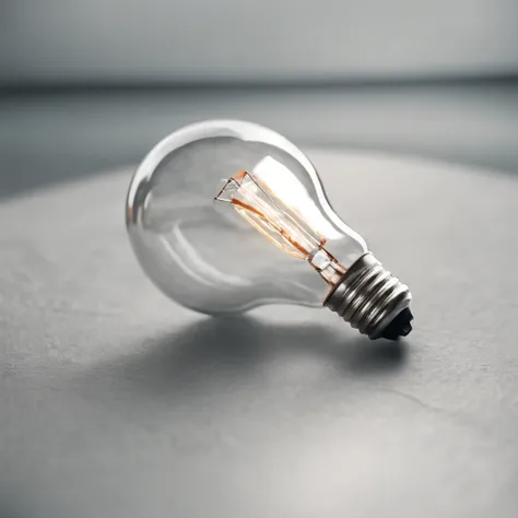 there is a light bulb that is glowing brightly on a white background, a raytraced image by Jan Rustem, pexels, holography, colored light, lightbulb, volumetric light ， surreal, bright iridescent light, colorful light, strong iridescent light, light bulb, r...