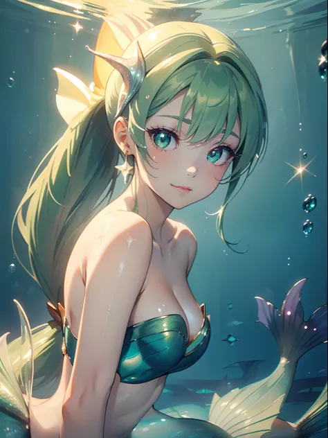 masutepiece, High resolution, 8K, anime woman, Delicate and detailed writing 、Detailed digital illustration、absurdly long hair、(((Ponytail)))、Shiny hair、a very beautiful woman、Eyes are double, Large,Little hanging eyes、 Bust E Cup、High image quality, High ...
