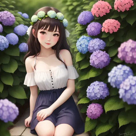 Hydrangea Girl