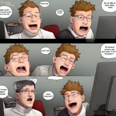 Two panel horizontal Image. Left side Hank Hill is on a computer cyber bullying someone. Right side Beavis and Butt-head are screaming in fear