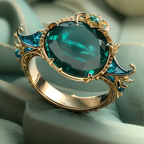 masterpiece，highest  quality，(nothing but the ring)，(no man),the ring is shaped like a chinese dragon，wrapped around the end fro...