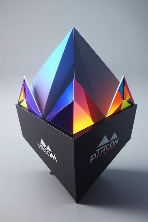 3D VECTOR LOGO PRISM