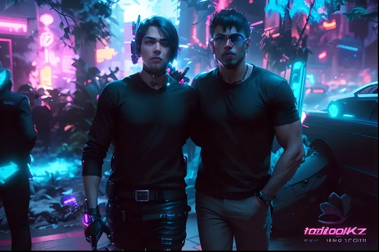 Background Change, cyberpunk, handsome boys, 8k ultra HD ,realastics