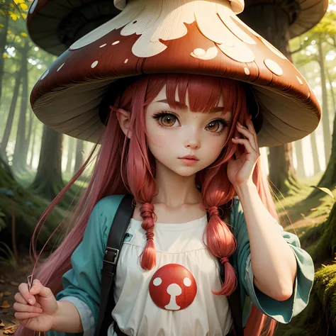 Anime Mushroom girl