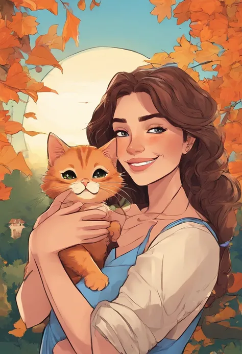 masterpiece, best quality, (((lesbian moms holding baby girl))), serene family portrait, ((mom 1: pale, long wavy brown hair, blue eyes, gothic cottage-core, cat-eye glasses, graceful soft face)), ((mom 2: dark skin, large curly orange hair, brown eyes, be...