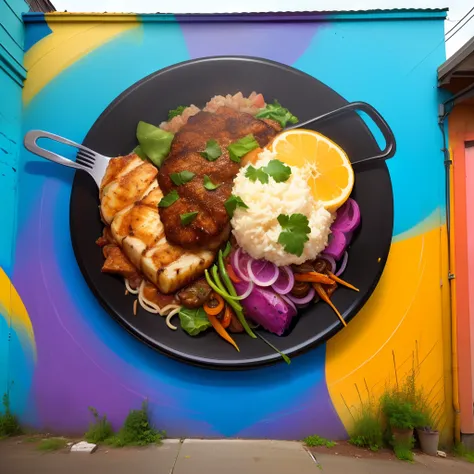 Soul food mural