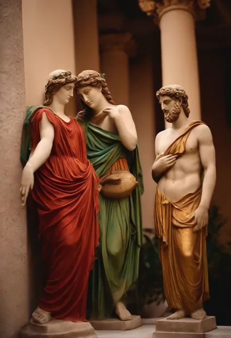 Greek statues