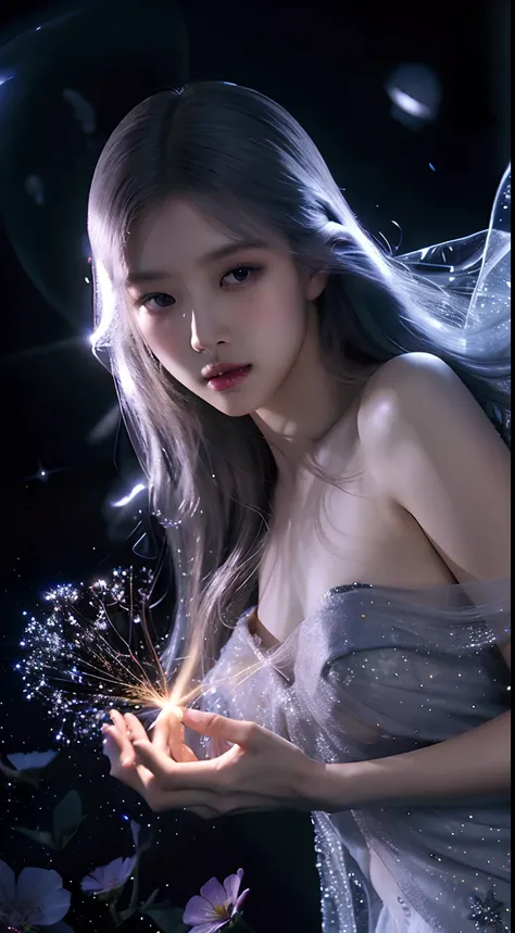 (best quality,4k,8k,highres,masterpiece:1.2),ultra-detailed,realistic:1.37,girl,beautiful dress,galaxy background,sparkling stars,ethereal atmosphere,vibrant colors,elegance,mystical,celestial,moonlight,reflection,flowing fabric,graceful pose,gentle expres...