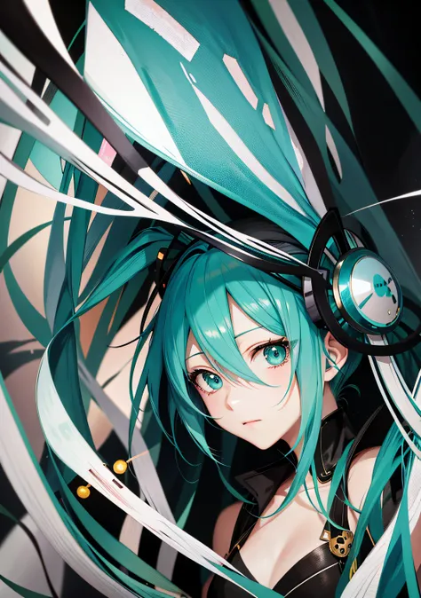 Anime girl with blue hair and a bird on her head, Portrait of Hatsune Miku, mikudayo, hatsune miku portrait, style of anime4 K, Anime girl with teal hair, Os amigos, hatsune miku face, vocaloid, 4K anime wallpaper, Hatsune Miku, Anime wallpaper 4 k, Anime ...