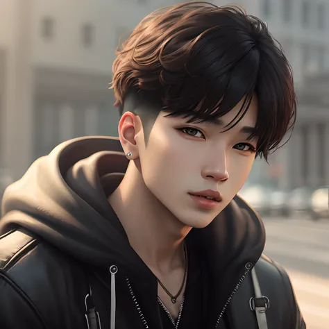 Realistic Jimin with moto