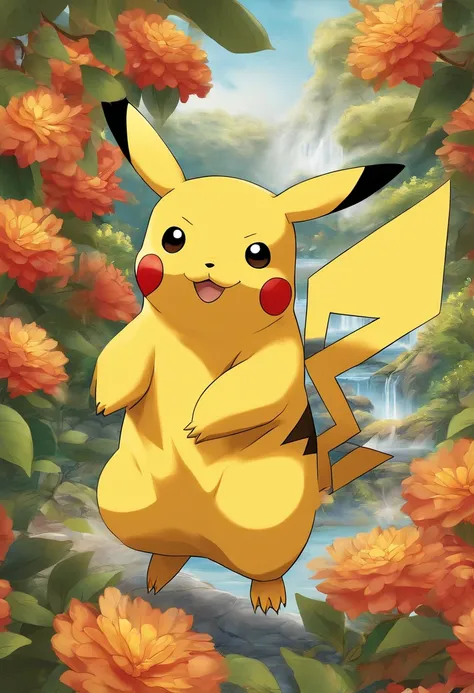 deixe o pikachu com fundo branco