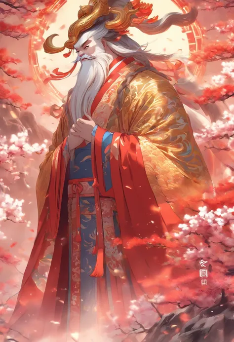 (((PANGU))) best quality, ultra-high resolution, 4K detailed CG, masterpiece, Tall Man,Chinese clothing, Chinese mythology, ((Giant)), aesthetic, screen-centric