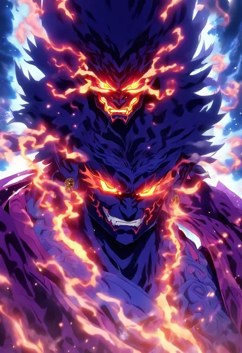 (((SUSANOO))) best quality, ultra-high resolution, 4K detailed CG, master piece, God of Storms, Japanese clothing, Japanese mythology, ((RAYS)), aesthetic, screen-centric