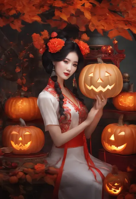 halloween，Chinese elements