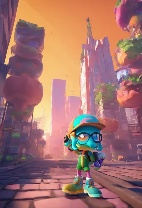 Splatoon 9/11 terrorist attack twin towers splatoon Nintendo artstyle Splatoon turfwar September 11th