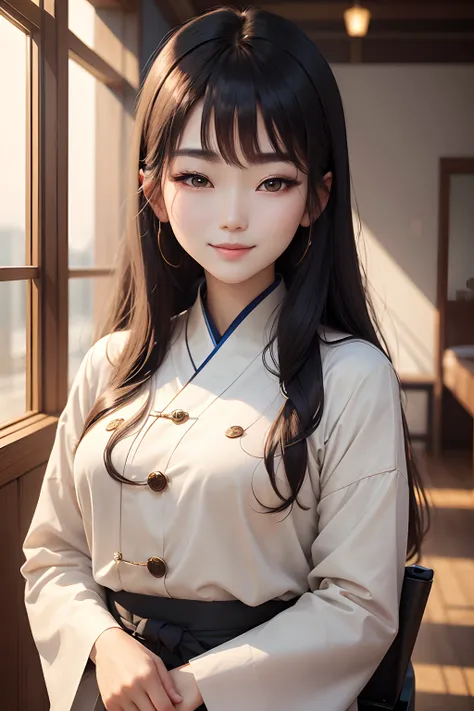 Korean woman, (Masterpiece, Nice people, A tarnished smile), Virtual Youku, Detailed skin texture